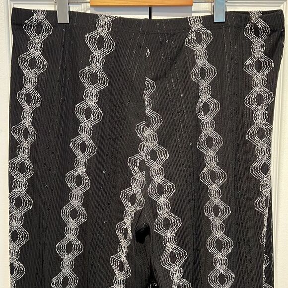 Frank Lyman Black Dressy‎ Wide Leg Pants Size 20 NWT - Picture 9 of 13